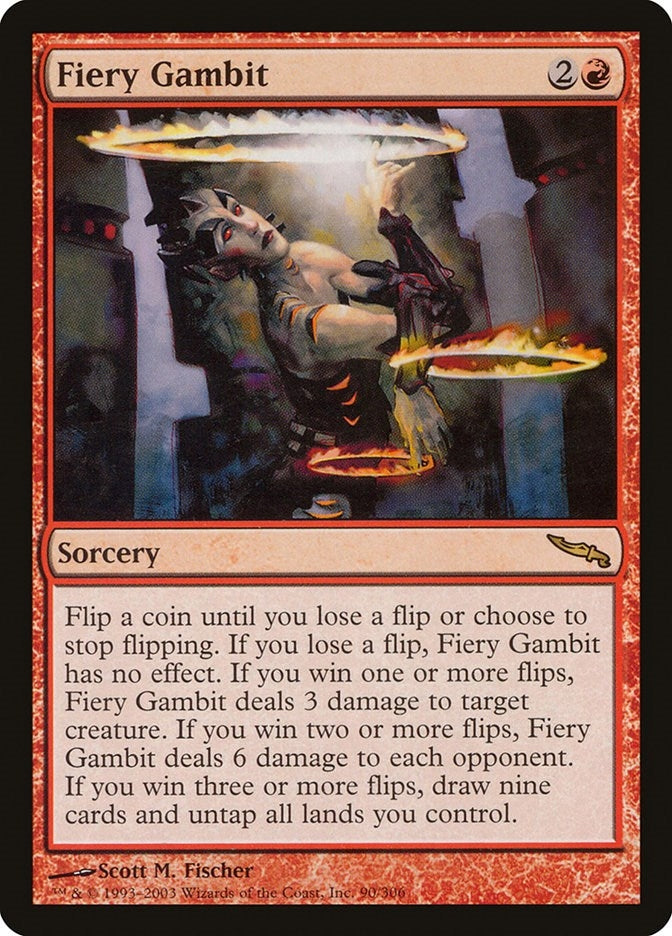 Image for Fiery Gambit (90) - Magic: The Gathering
