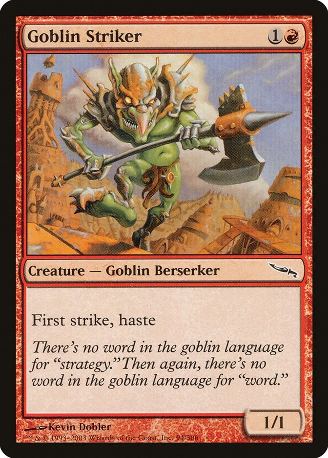 Image for Goblin Striker (94) - Magic: The Gathering