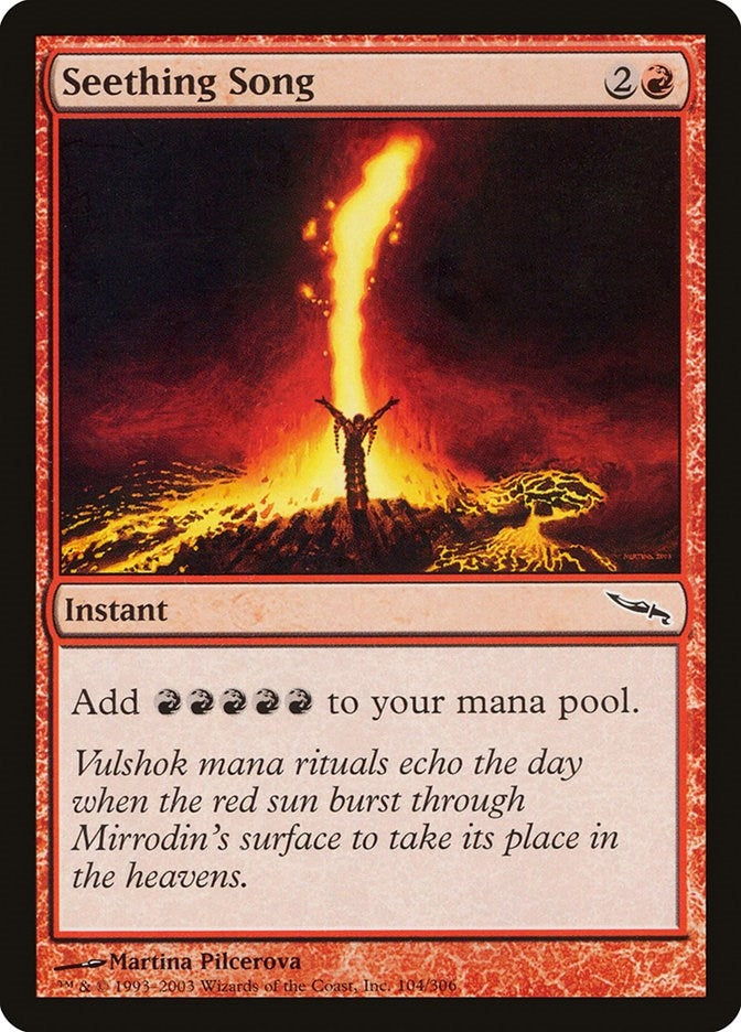 Image for Seething Song (104) - Magic: The Gathering