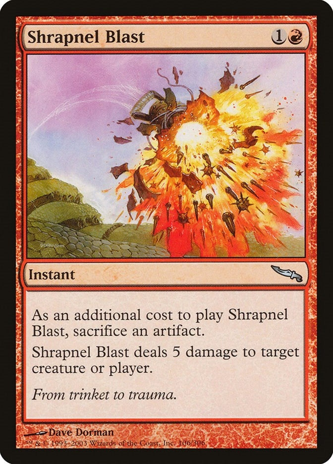 Image for Shrapnel Blast (106) - Magic: The Gathering