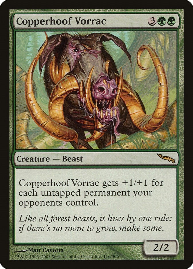 Image for Copperhoof Vorrac (116) - Magic: The Gathering