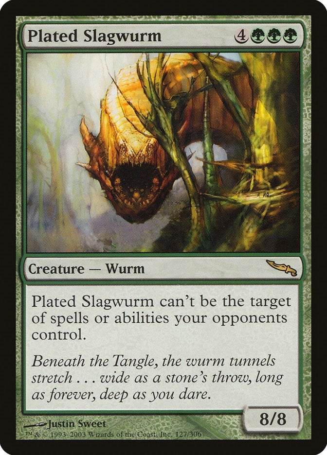 Image for Plated Slagwurm (127) - Magic: The Gathering