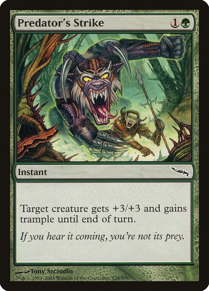 Image for Predator's Strike (128) - Magic: The Gathering