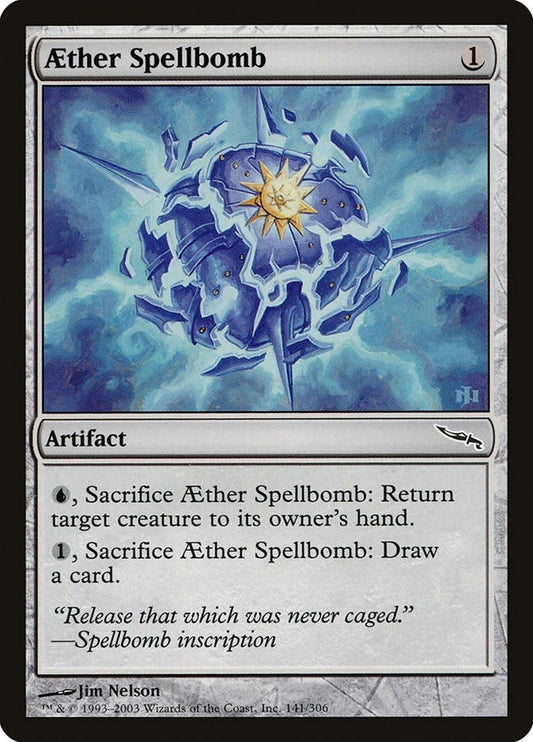 Image for Aether Spellbomb (141) - Magic: The Gathering