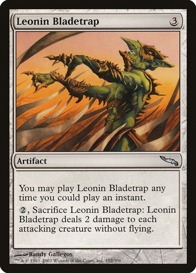 Image for Leonin Bladetrap (192) - Magic: The Gathering