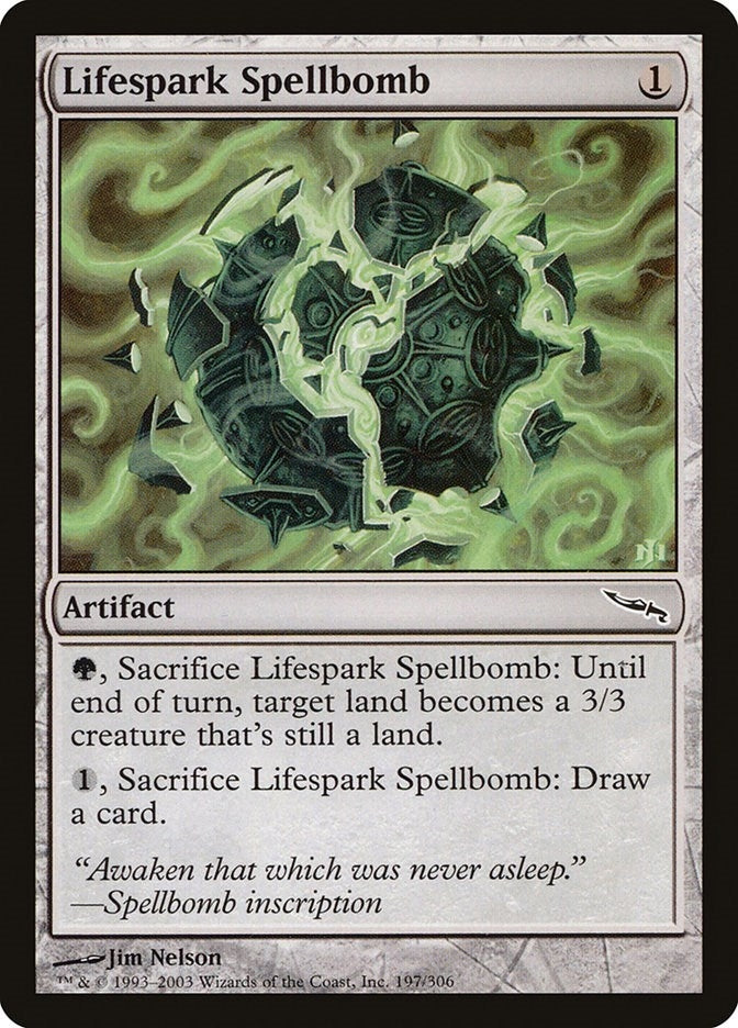 Image for Lifespark Spellbomb (197) - Magic: The Gathering