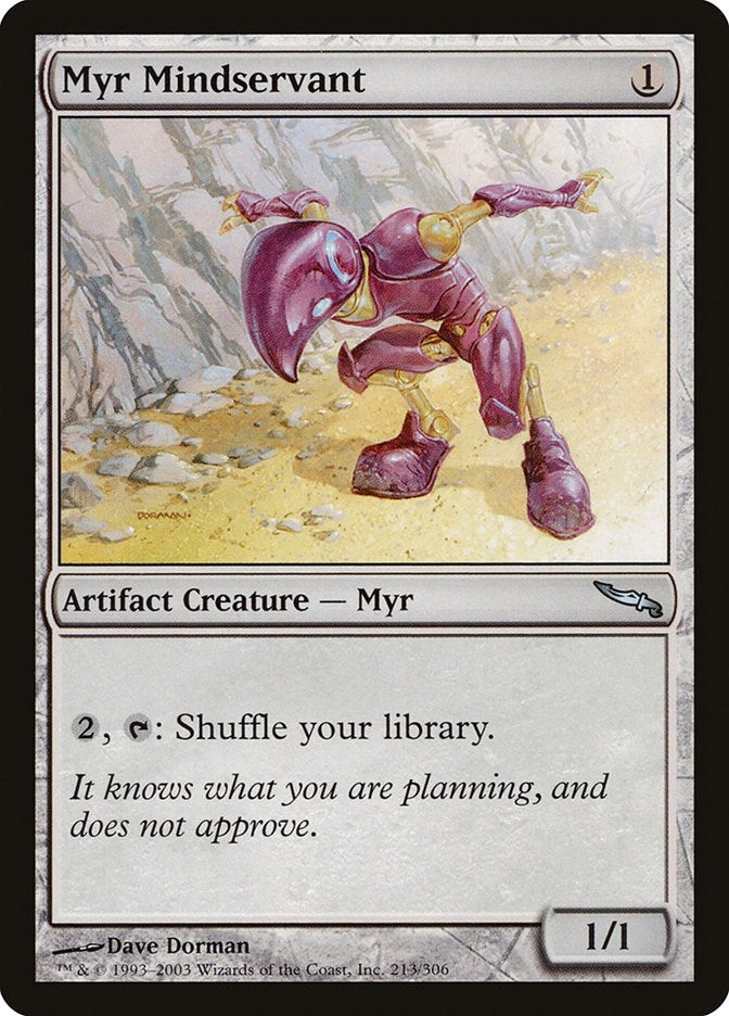 Image for Myr Mindservant (213) - Magic: The Gathering