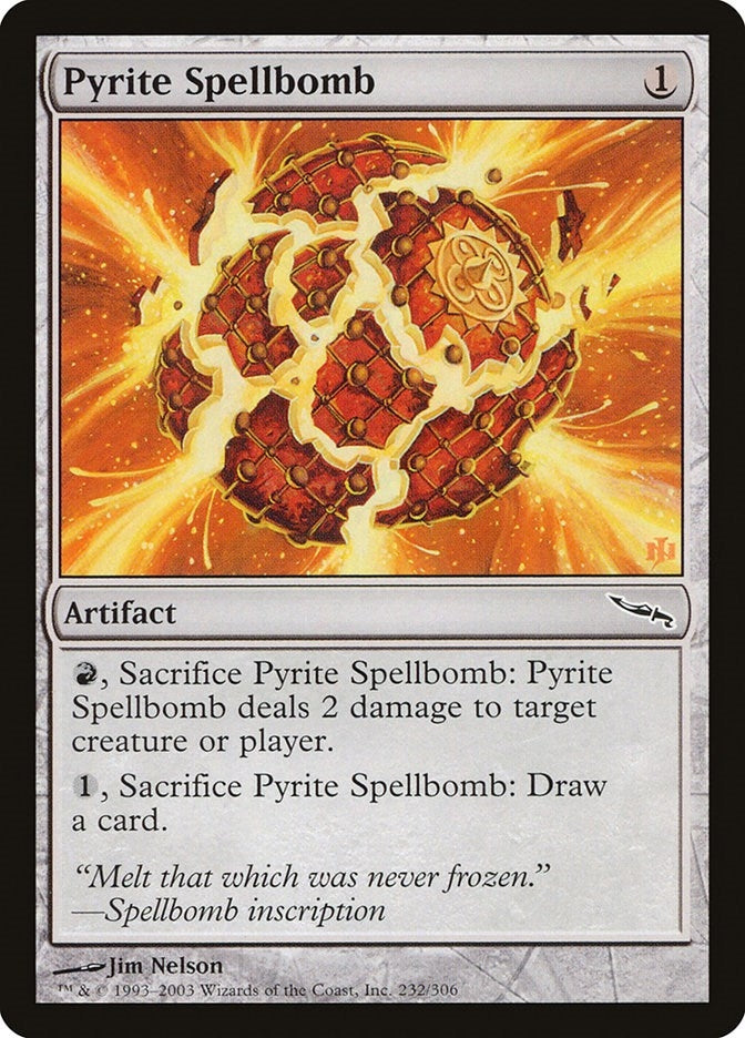 Image for Pyrite Spellbomb (232) - Magic: The Gathering