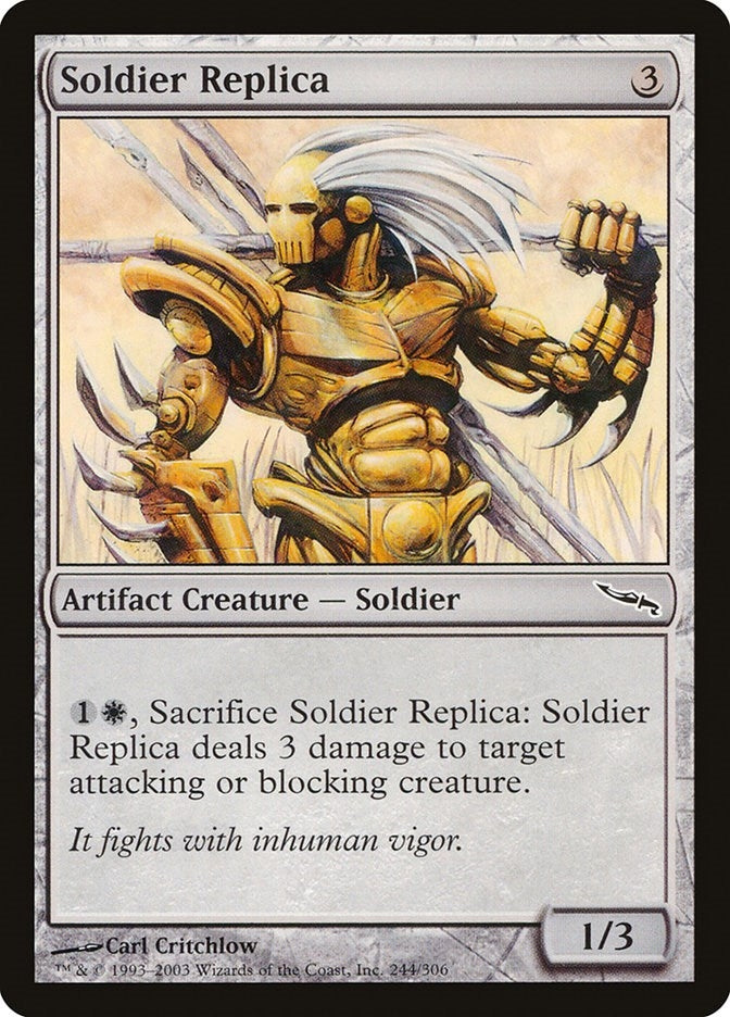 Image for Soldier Replica (244) - Magic: The Gathering