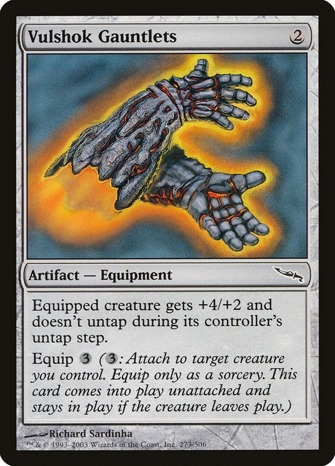 Image for Vulshok Gauntlets (273) - Magic: The Gathering