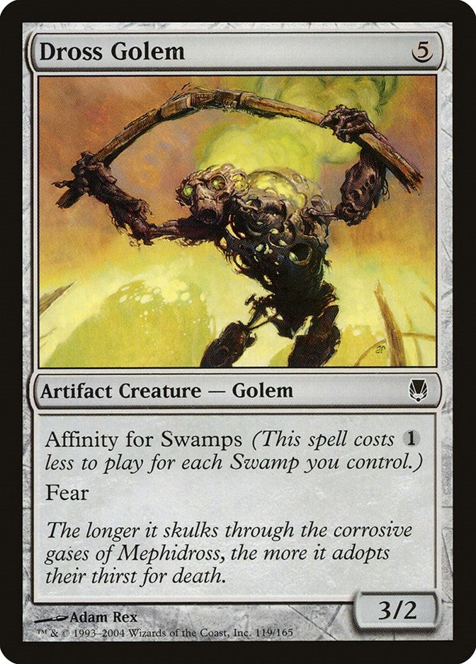 Image for Dross Golem (119) - Magic: The Gathering