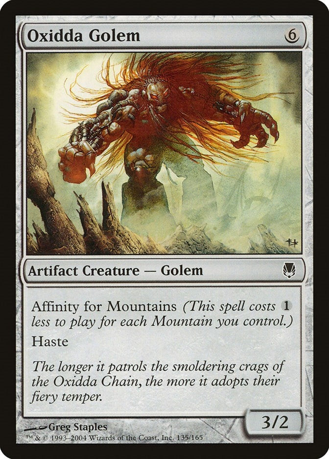 Image for Oxidda Golem (135) - Magic: The Gathering