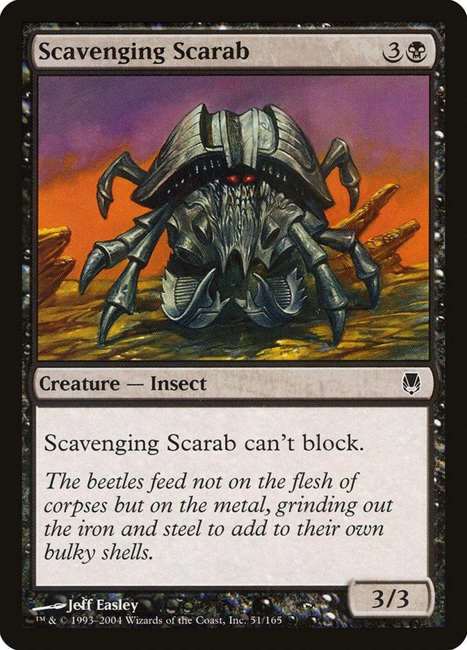 Image for Scavenging Scarab (51) - Magic: The Gathering