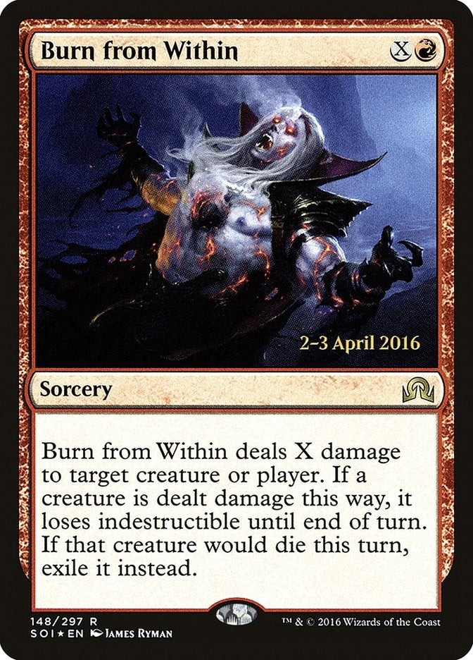 Image for Burn from Within (148) - Magic: The Gathering
