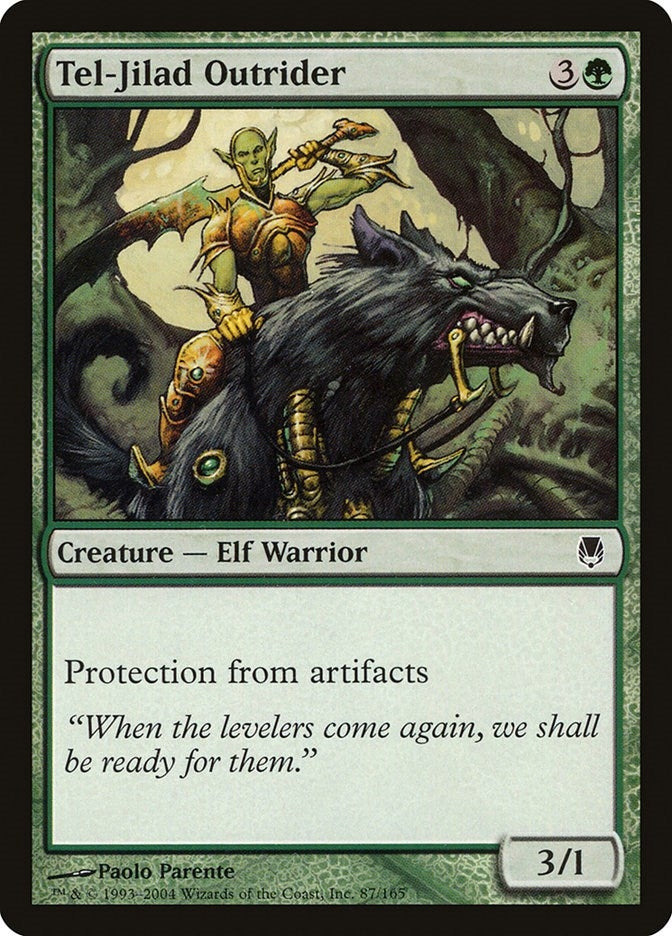 Image for Tel-Jilad Outrider (87) - Magic: The Gathering