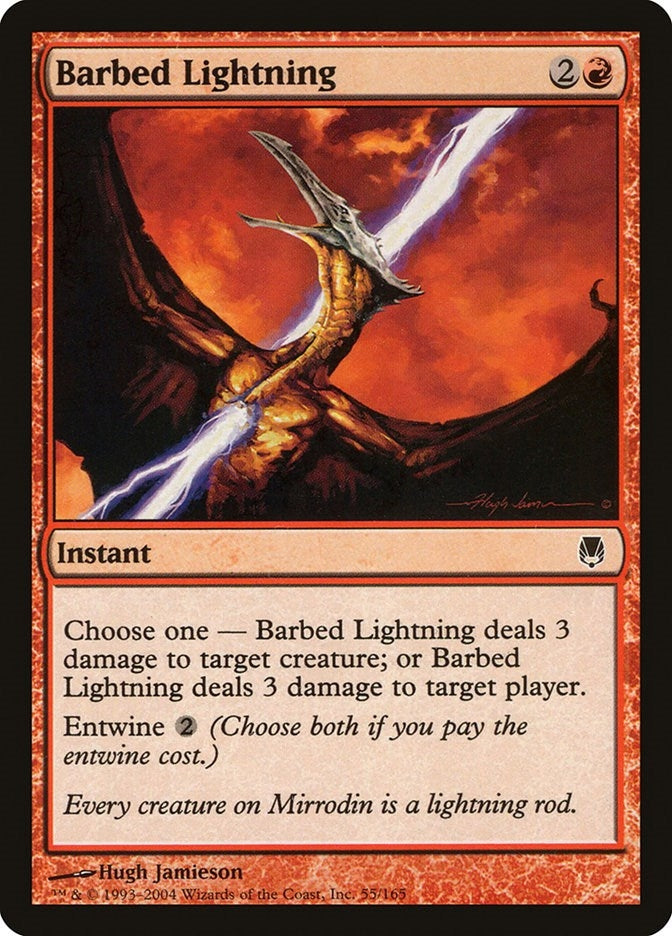 Image for Barbed Lightning (55) - Magic: The Gathering