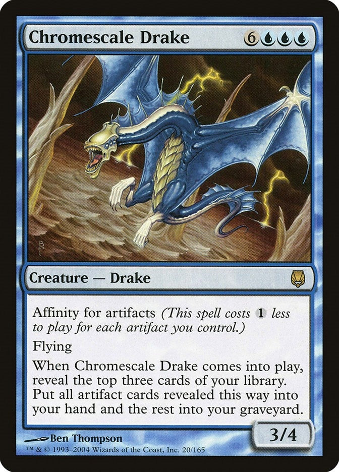 Image for Chromescale Drake (20) - Magic: The Gathering