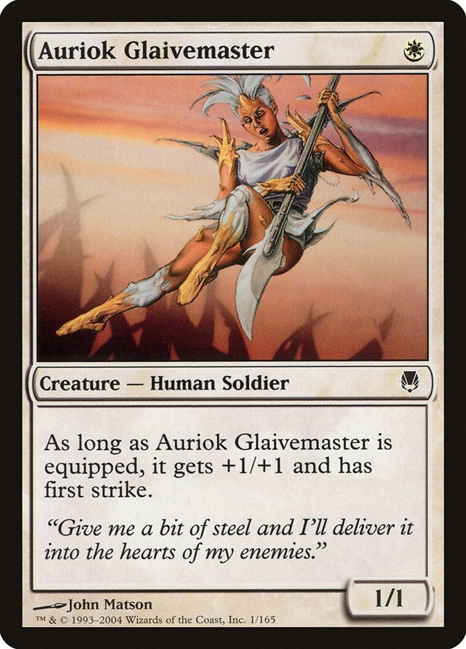 Image for Auriok Glaivemaster (1) - Magic: The Gathering