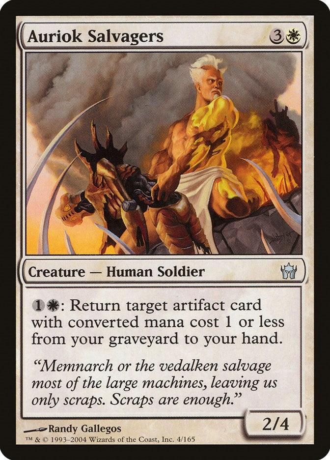Image for Auriok Salvagers (4) - Magic: The Gathering