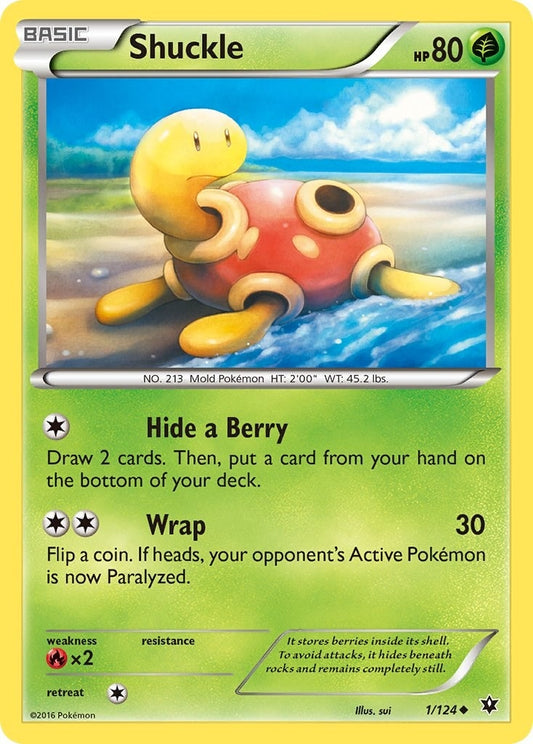 Image for Shuckle (1/124) - Pokemon