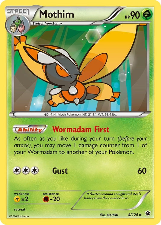 Image for Mothim (4/124) - Pokemon
