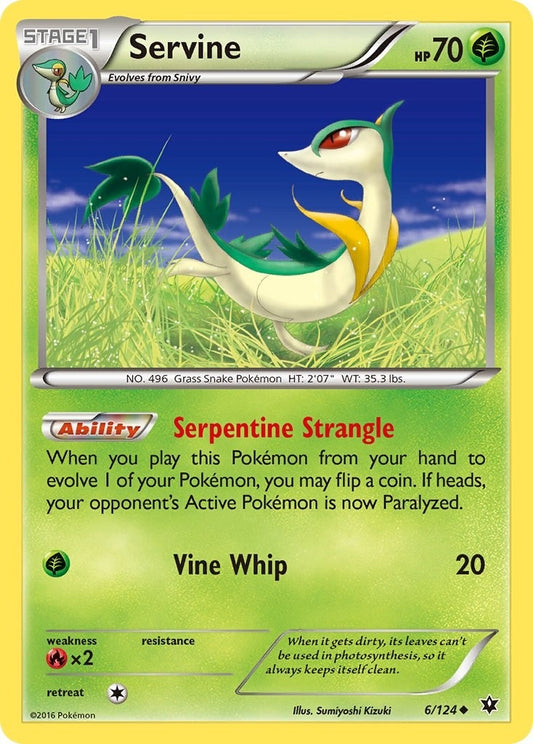 Image for Servine (6/124) - Pokemon