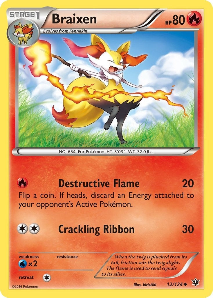 Image for Braixen (12/124) - Pokemon
