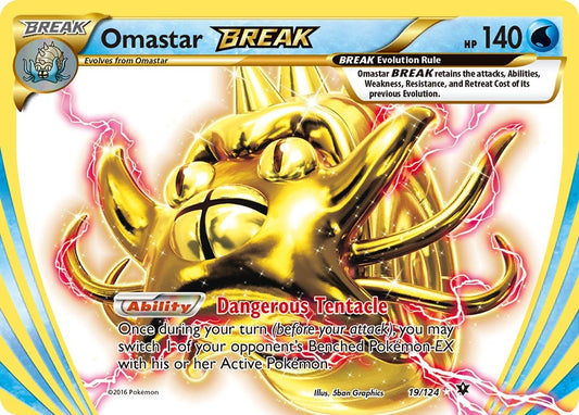 Image for Omastar BREAK (19/124) - Pokemon