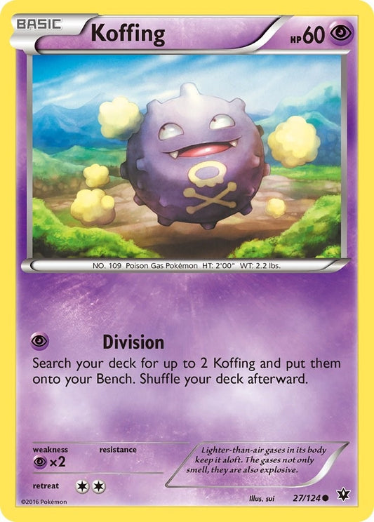 Image for Koffing (27/124) - Pokemon