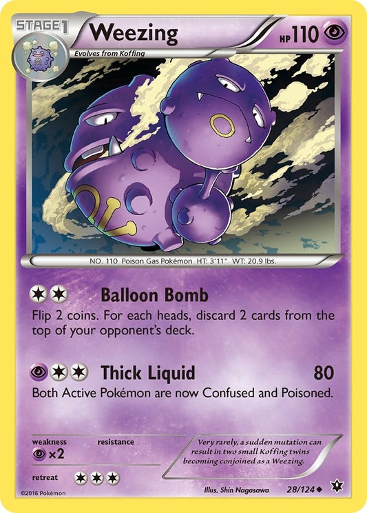 Image for Weezing (28/124) - Pokemon