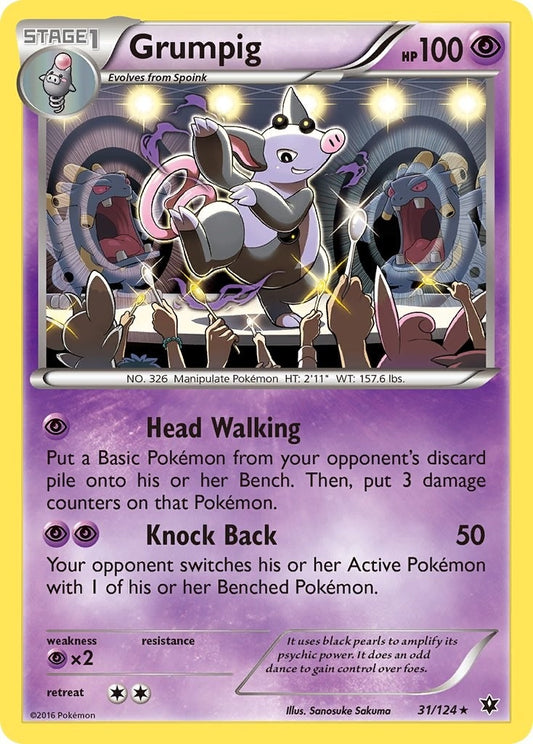 Image for Grumpig (31/124) - Pokemon