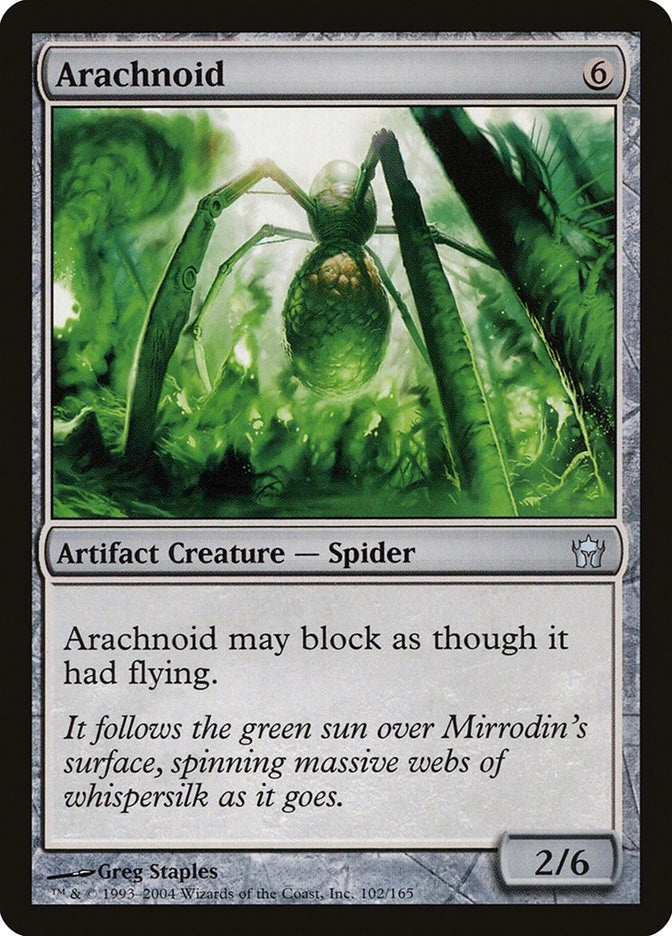 Image for Arachnoid (102) - Magic: The Gathering