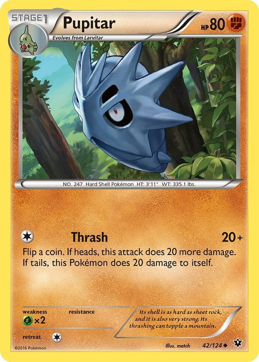 Image for Pupitar (42/124) - Pokemon