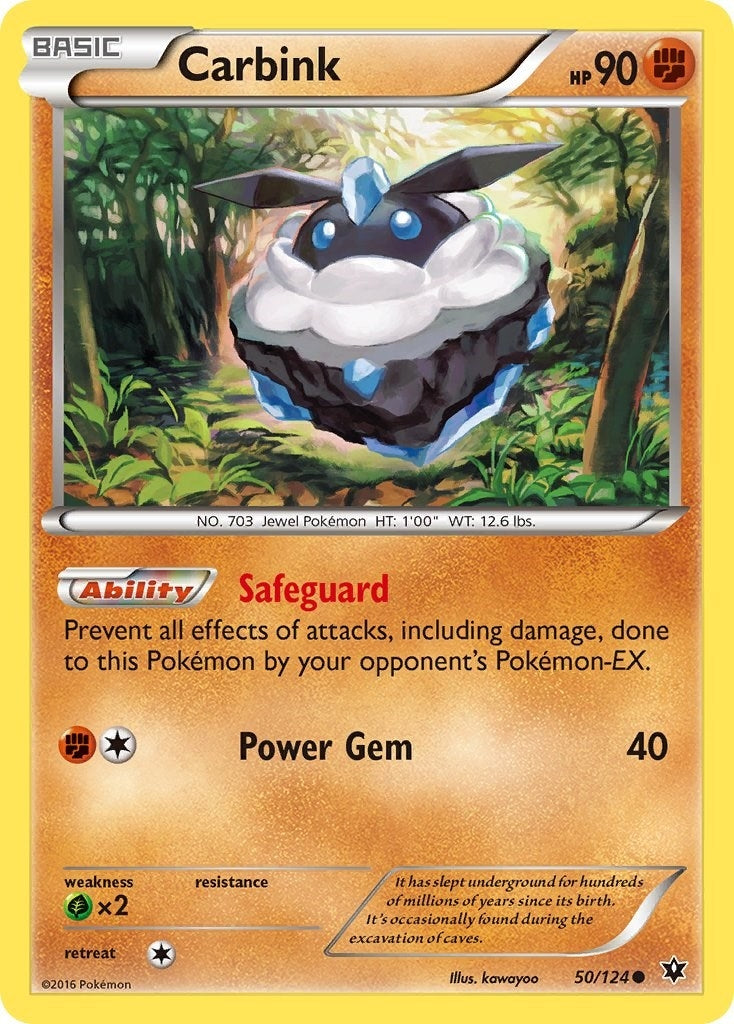 Image for Carbink (50) (50/124) - Pokemon