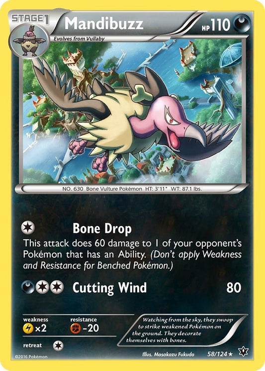 Image for Mandibuzz (58/124) - Pokemon