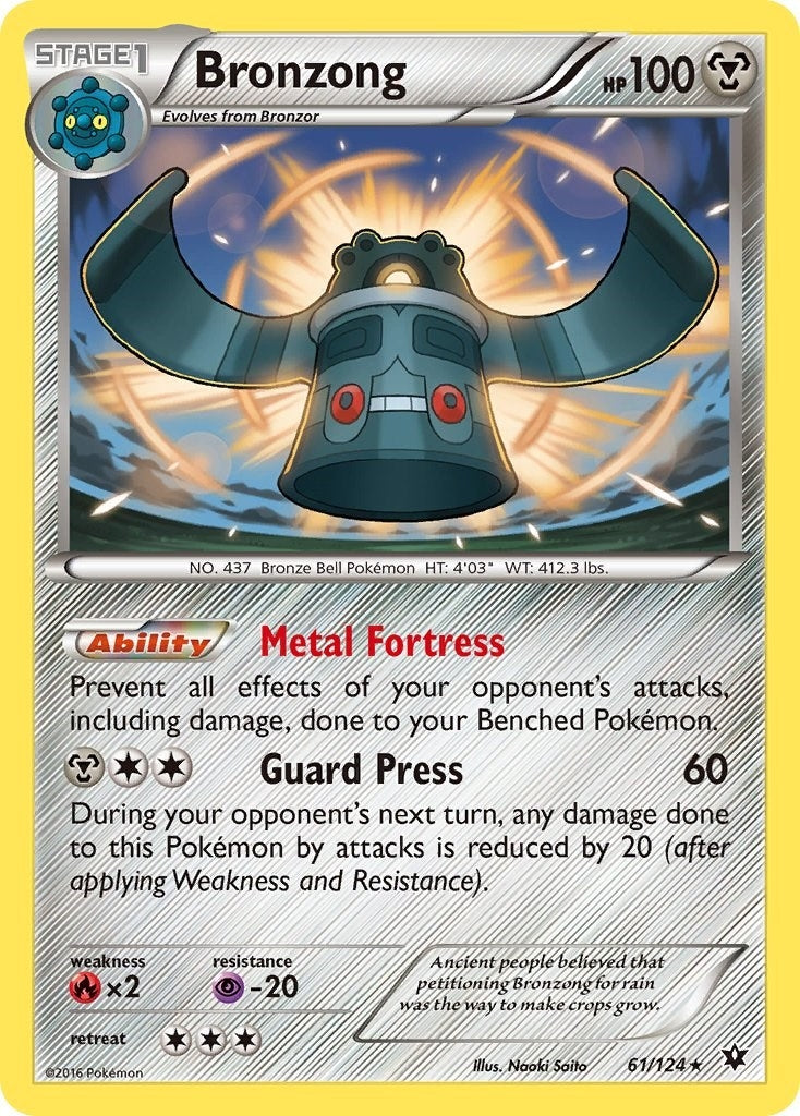 Image for Bronzong (61/124) - Pokemon