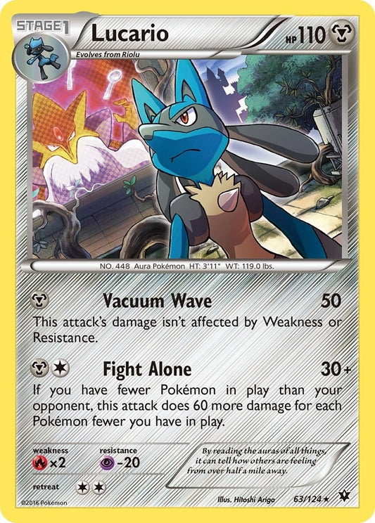 Image for Lucario (63) (63/124) - Pokemon