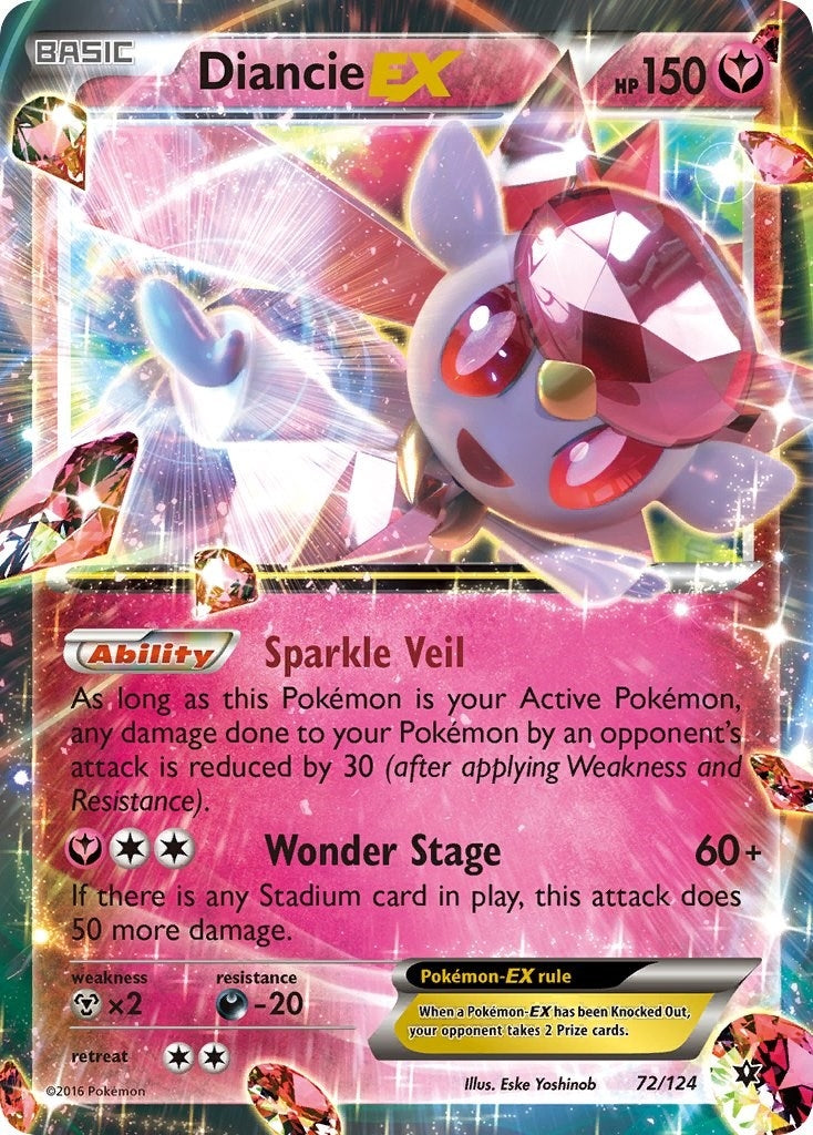 Image for Diancie EX (72/124) - Pokemon