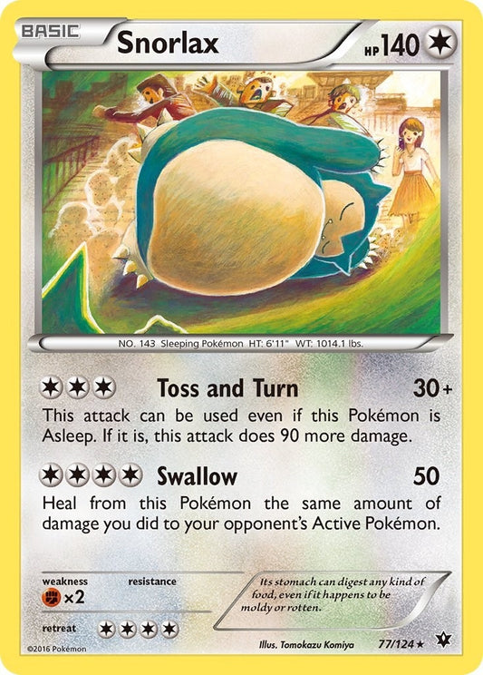 Image for Snorlax (77/124) - Pokemon