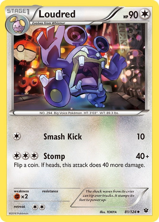 Image for Loudred (81/124) - Pokemon