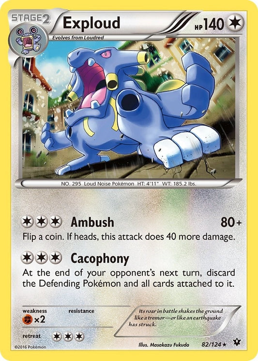 Image for Exploud (82/124) - Pokemon