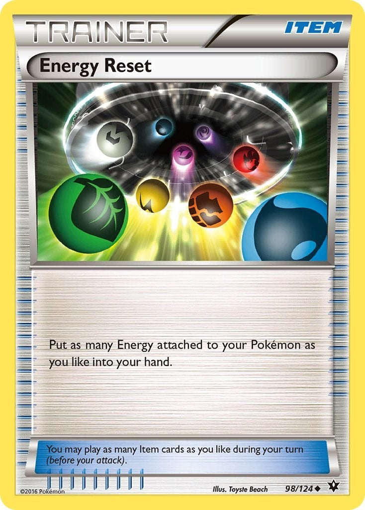 Image for Energy Reset (98/124) - Pokemon