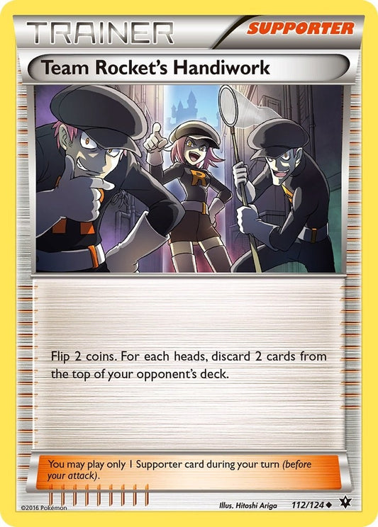 Image for Team Rocket's Handiwork (112/124) - Pokemon