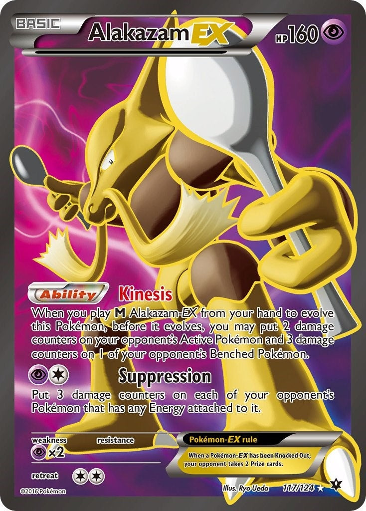 Alakazam EX (Full Art) (117/124)