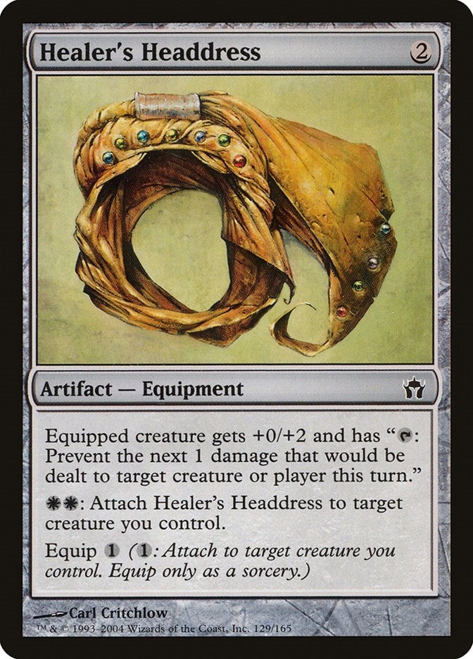 Image for Healer's Headdress (129) - Magic: The Gathering