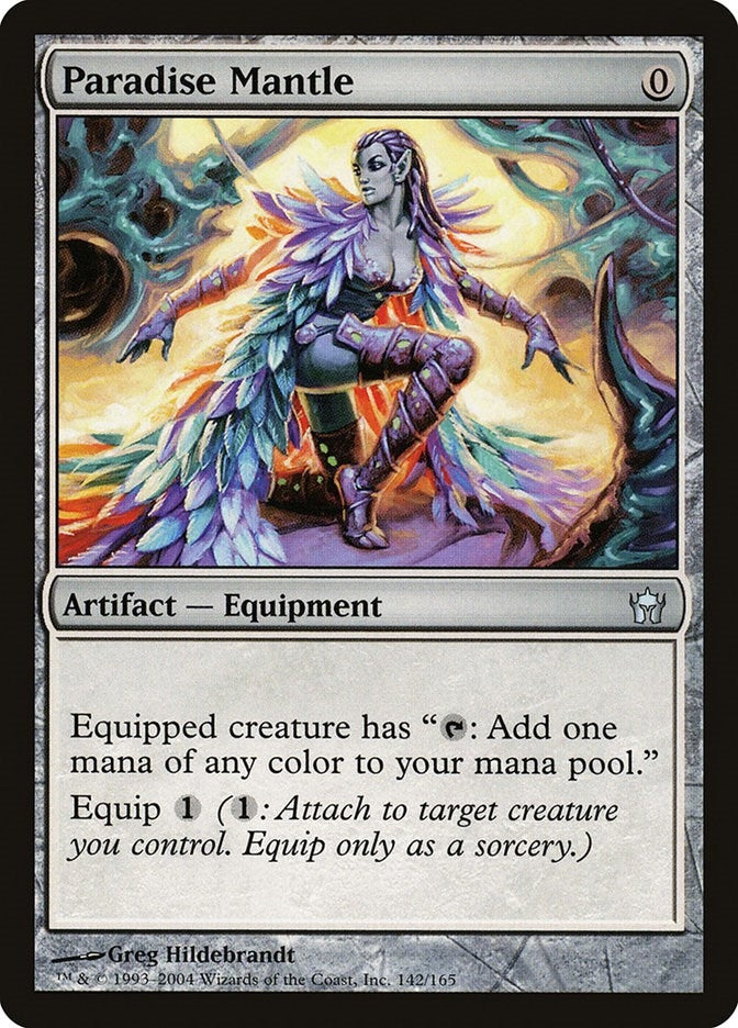 Image for Paradise Mantle (142) - Magic: The Gathering