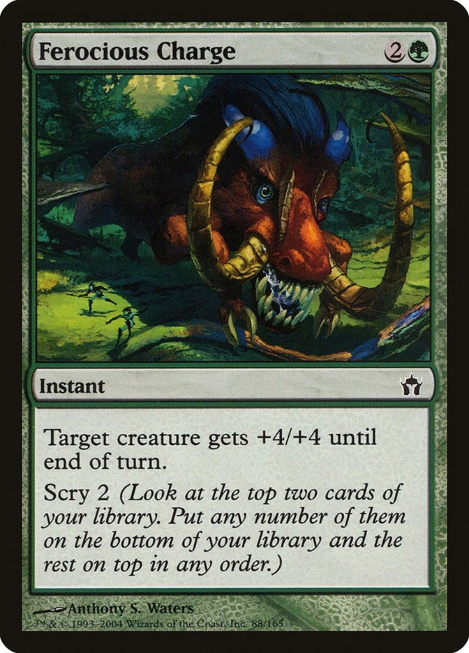 Image for Ferocious Charge (88) - Magic: The Gathering