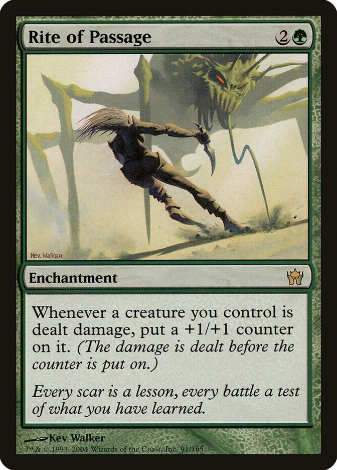 Image for Rite of Passage (91) - Magic: The Gathering