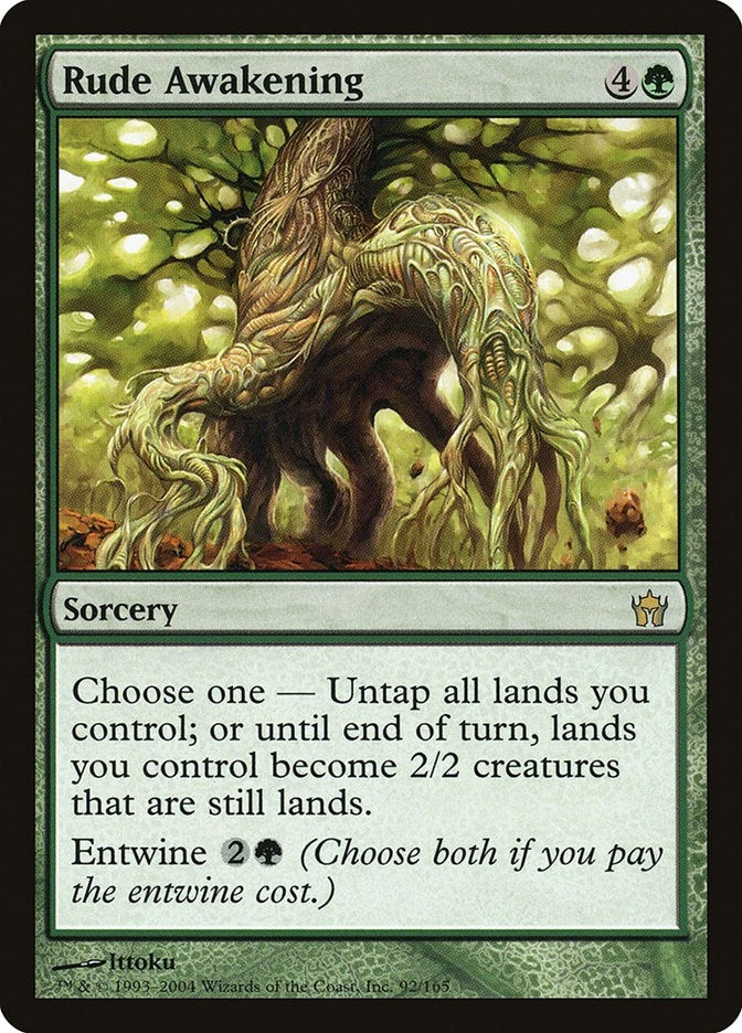 Image for Rude Awakening (92) - Magic: The Gathering