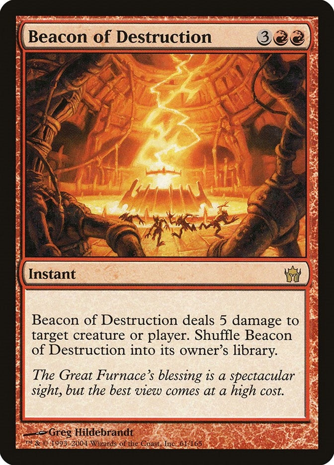 Image for Beacon of Destruction (61) - Magic: The Gathering